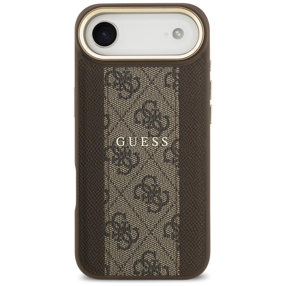 Guess 4G Stripe MagSafe case for iPhone Air brown