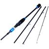 Fishing Rod 4 Section Carbon Fiber Casting Fishing Rod for Freshwater SaltWater Fishing Tackle Lure