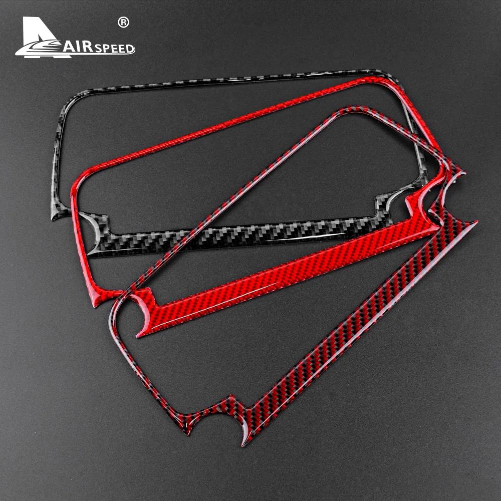 Carbon Fiber Interior Air Vent Outlet Frame Trim Sticker for Chevrolet Camaro 2013-2015