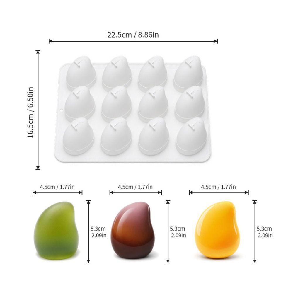 8/12/18 Cavity Chocolate Dessert Mold Food-Grade Silicone French Pastry Baking Mold  Pastry Making