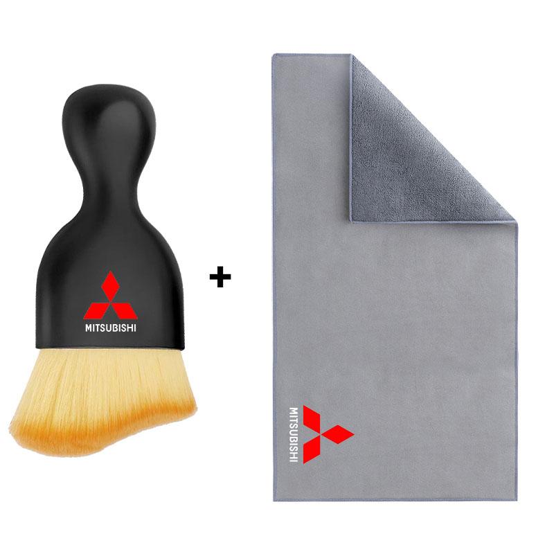 Мягкая щетка для чистки салона автомобиля, полотенце для мытья автомобиля, салфетка из микрофибры для чистки салона Mitsubishi Pajero Outlander XL Montero.