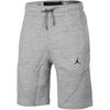 Solid-Color Drawstring Straight-Leg Sports Shorts Men Bottoms Gray 884279-010