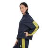 Тренерская куртка Adidas Tiro, Женская KKP06, Чернильный Аврора/Ярко-желтый (KB7635), Размер M