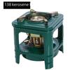 138 Integrated 8-Core Kerosene/Diesel Stove for Outdoor Camping and Water Heating, 2-3 Persons