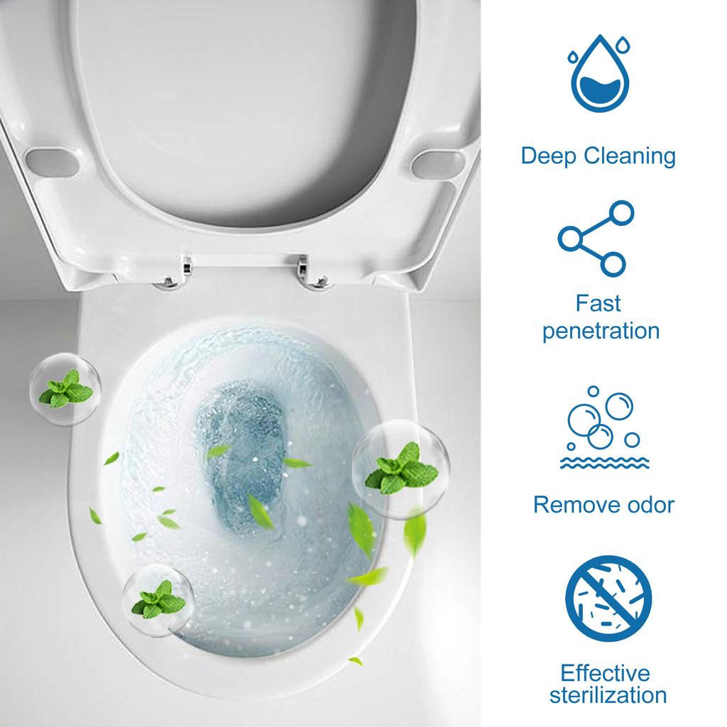 JUE-FISH Automatic Toilet Bowl Cleaner Effervescent Agent Fast Remover Urine Stain Deodorant Yellow Dirt Toilet Cleaning Tools