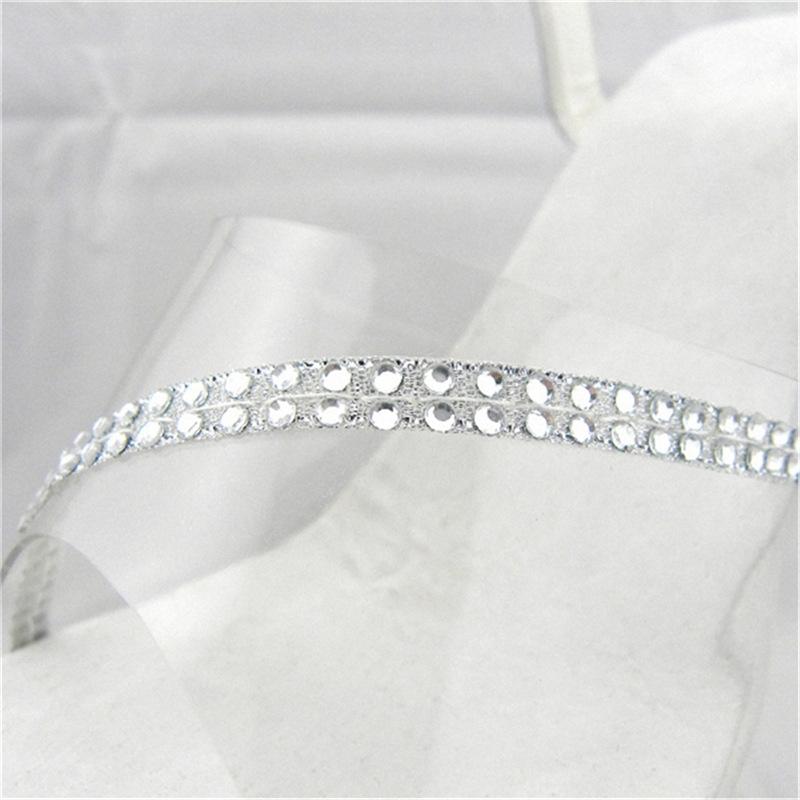 Direct sales sequined transparent fashion crystal shoes white thin heel versatile, super high heel 20CM size fashion sandals