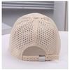 Summer Solid Color Breathable Mesh Sun Protection Baseball Cap Casual Versatile Men Women Hollow-Out Visor Hat