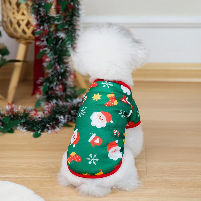 1PC Sweatshirt Cute Pullover For Small Medium Dogs Holiday Gifts Winter Dog Clothes Christmas