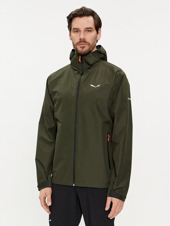 Куртка Salewa Puez Puez Aqua 4 2.5L PowerTex Jacket мужская темно-оливковая