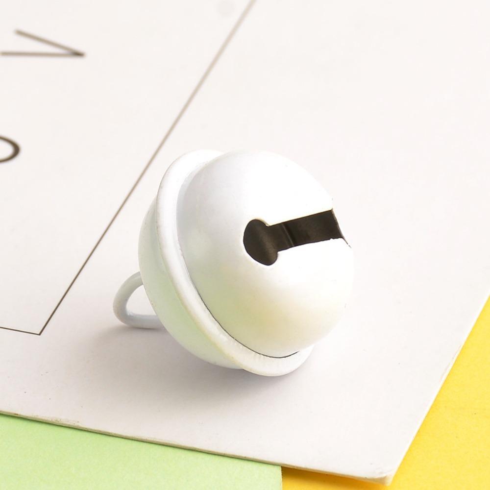 5pcs 18mm Jingle Bells Metal Beads Candy Color Metal Bell Ring Pendant Christmas Decoration