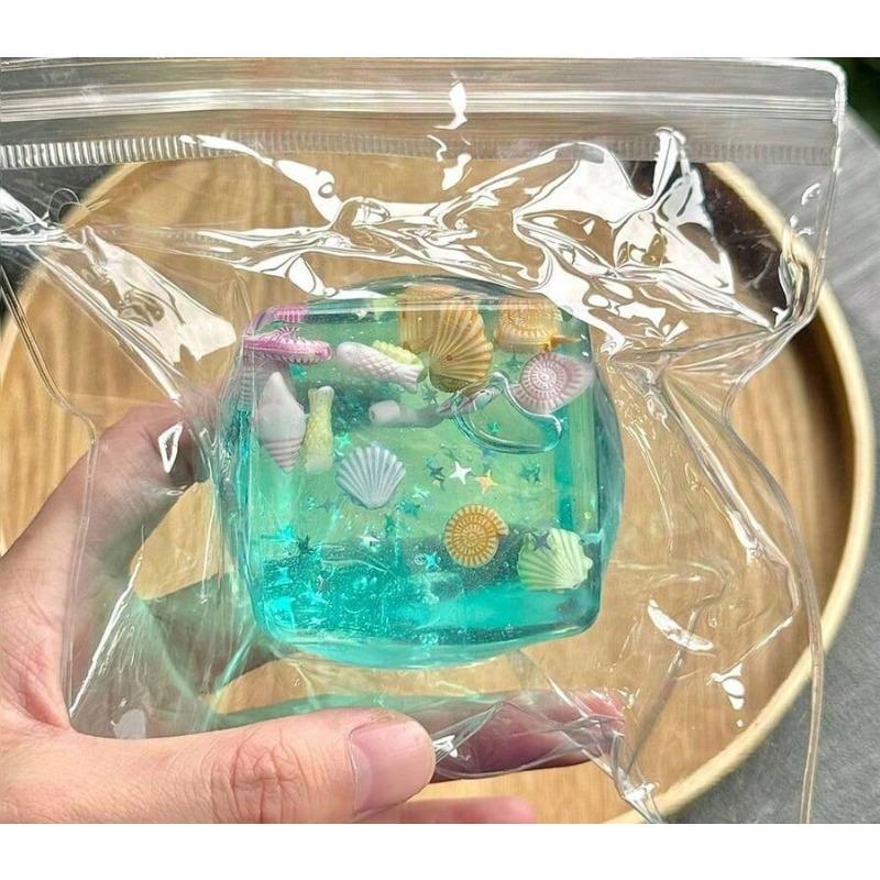 Ocean Shell Conch Kneading Square Ball Summer Stress Relief Ocean Kneading Ball Anxiety Relief Toys For Students