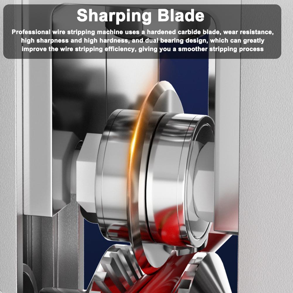 Портативный бытовой инструмент для зачистки проводов, ручной инструмент для зачистки проводов, электрическая машина для пилинга кабеля 1-25 мм