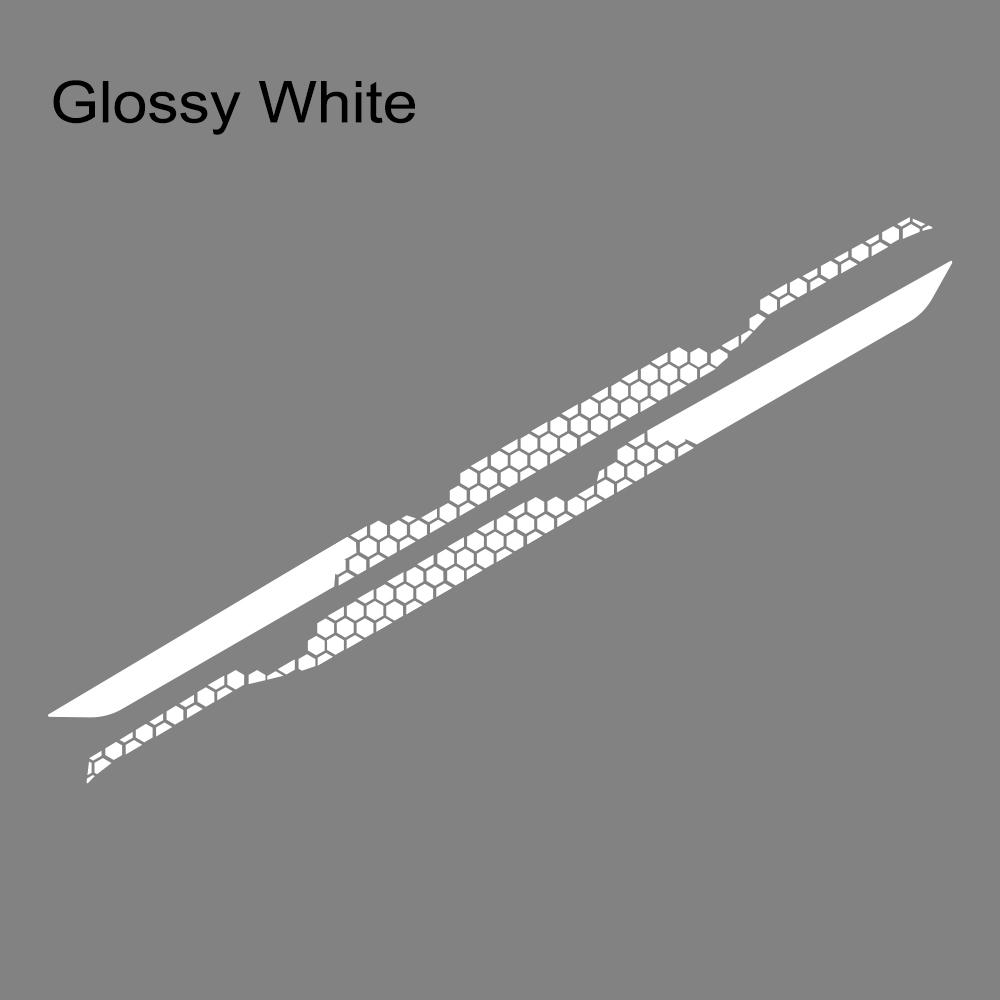 Car Waist Line Decor Sticker For Volkswagen-VW T-cross R line Racing Sport Stripes Honeycomb Graphic DIY Vinyl Decal Accessories