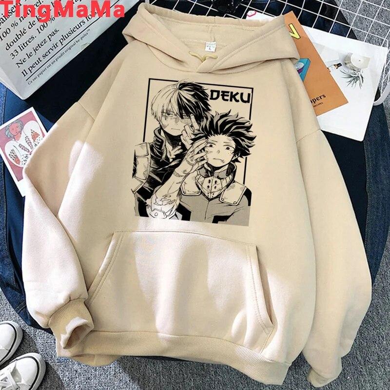 Толстовки My Hero Academia Shoto Todoroki унисекс y2k с эстетическим принтом, корейский пуловер унисекс 2021, толстовка унисекс 2021