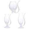 Drink Cup Creative Goblet Transparent Wine Glasses Molecular Gastronomy Champagne Cup  Bar