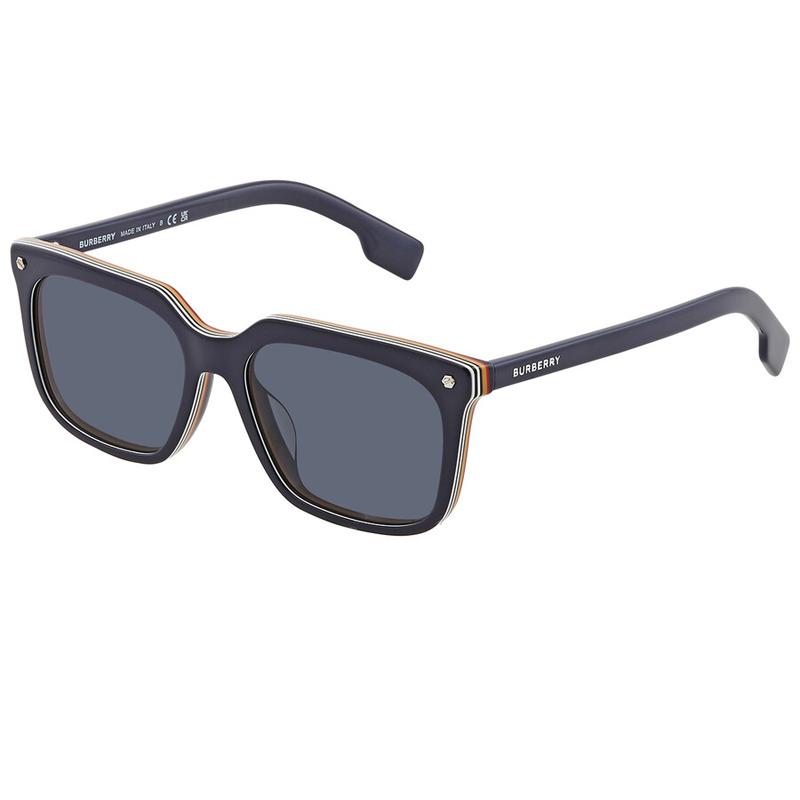 Burberry Fashion Series Sunglasses Full Frame Imported From Italy 56 Deep Gray Plastic Square Sunglasses Unisex sunglasses 0BE4337F37998756