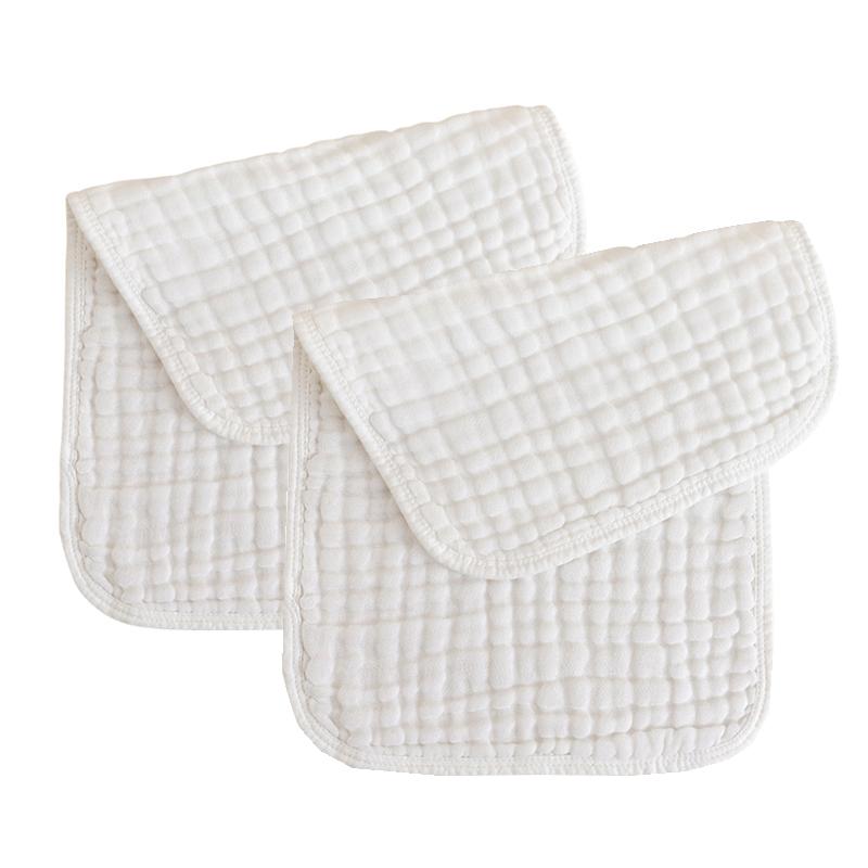 Муслиновое полотенце для новорожденных, детские принадлежности, белые, 6 слоев, детские полотенца для рук и лица, 100% хлопок, детские нагрудники, салфетка для срыгивания, 1/2/3 шт., 25*50 см