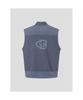 BEANPOLE GOLF Women'S Collared Full-Open Knit Vest Navy