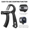 Усилитель ручного захвата со счетчиком 5-60 кг, тренажер для рук с регулируемым сопротивлением, фитнес-тренажер для рук