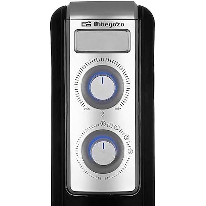 Radiateur À Huile - ORBEGOZO - RN 1000 - 5 Éléments - 1000 W - Thermostat Réglable