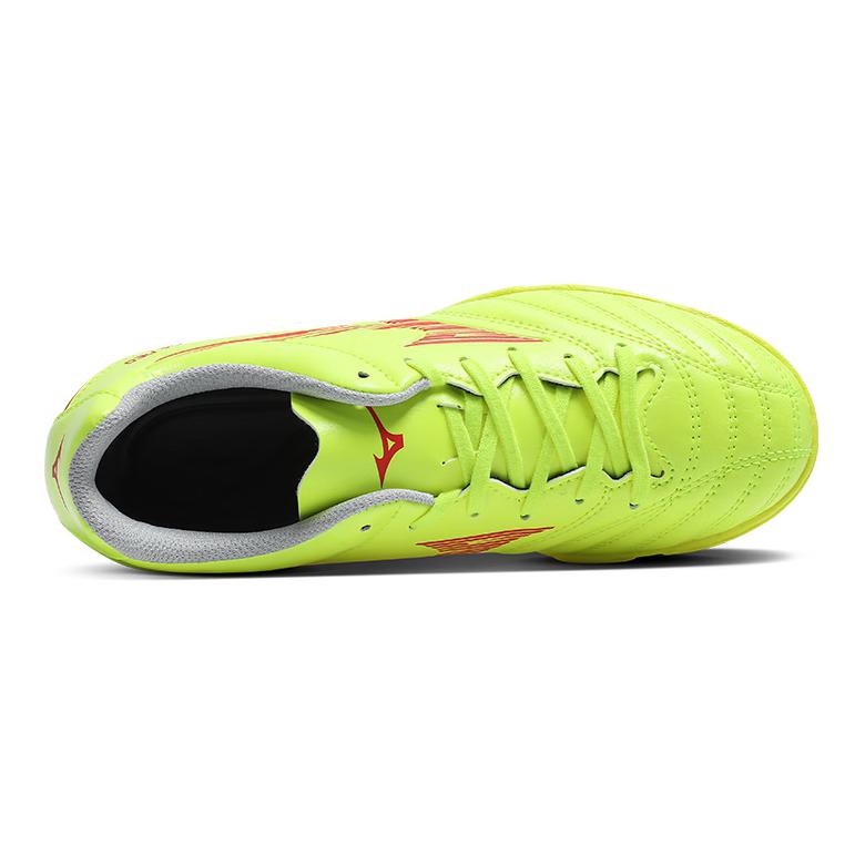 Mizuno Neo III Select Jr AS Искусственная трава Нескользящие Прочные Баланс Низкий верх Детские футбольные бутсы Желтые Детские кроссовки P1GE242545