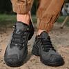 Модная новая мужская обувь для активного отдыха, удобная и износостойкая, для альпинизма, осенняя модная мужская нескользящая резиновая подошва, спортивная обувь