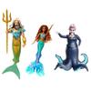Игровой фильм Disney «Русалочка» Куклы Ариэль, Король Тритон, Урсула [3 Куклы] [Для ролевых игр] [Хвосты, которые блестят и двигаются] [Возраст 3+] HND28