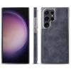 Для Samsung Galaxy S22 Ultra 5G Магнитный чехол Задняя крышка из ПУ кожи Совместим с MagSafe