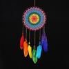 Dream Catcher Hand-woven Car Pendant Creative Feather Wind Chime Indian Style Wall Room Decoration Holiday Birthday Gift Crafts