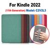 PU Leather Smart Case 6 Inch E-Reader Folio Cover for Kindle 11th Gen 2022 Full Coverage