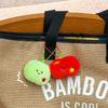 Cute Plush Fruit Plush Doll Key Chain Creative Fruit Core Pendant  Backpack Hanging Decoration Accessories Gifts