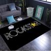 Rockstar energy Rug Area rug for Livingroom, Bedroom, Palyroom, Chair Rug, Office Rug, Floor mat, Large Size Fan Christmas Birthday gift