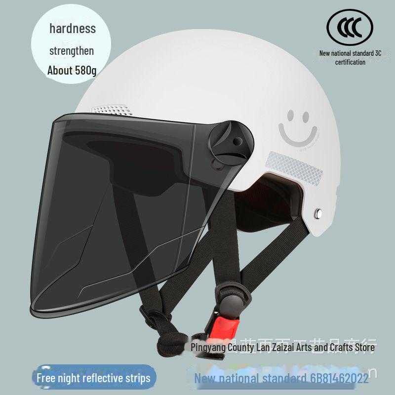 All-Season Electric Bike & Motorcycle Helmet, 3C Certified, Free Shipping, Unisex