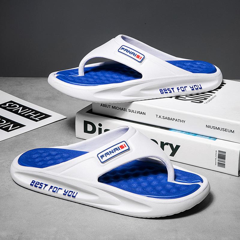 Мужские шлепанцы летние нескользящие уличные сандалии шина модные повседневные пляжные тапочки мужские