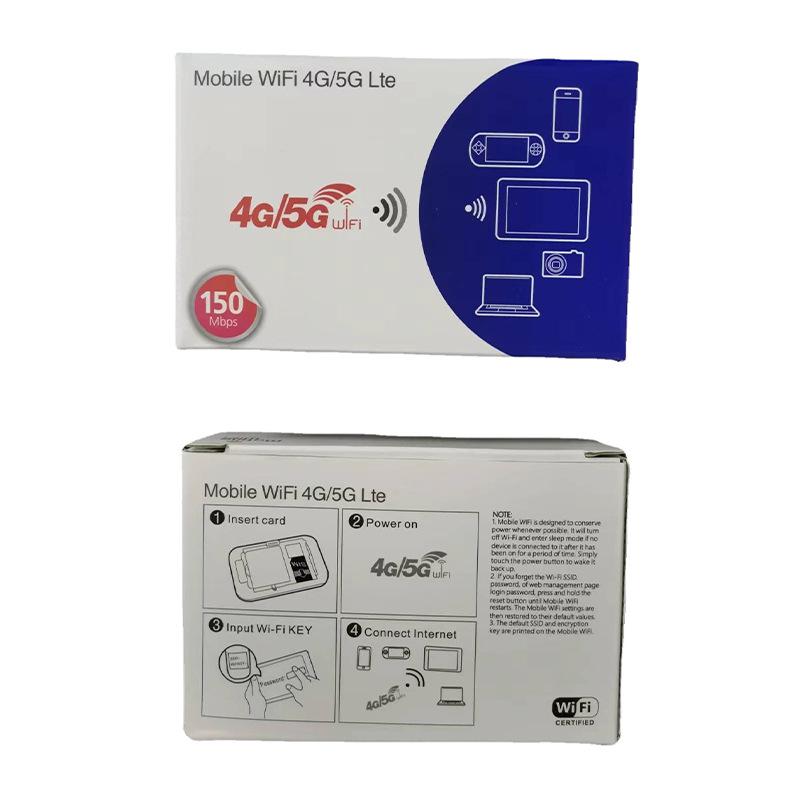 H80 Wireless 4G MIFI Router, SIM Card Slot, 2400mAh Battery, Portable Car WiFi.