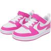 Nike Court Borough Low Recraft для дошкольников 'Лазерная фуксия' (унисекс) Белые / Лазерный фуксия Детские скейтбордические кроссовки DV5457 123