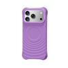 Совместимый с Apple iPhone 17 Pro Max Магнитный силиконовый чехол для телефона с рисунком волн и защитой кнопок камеры.