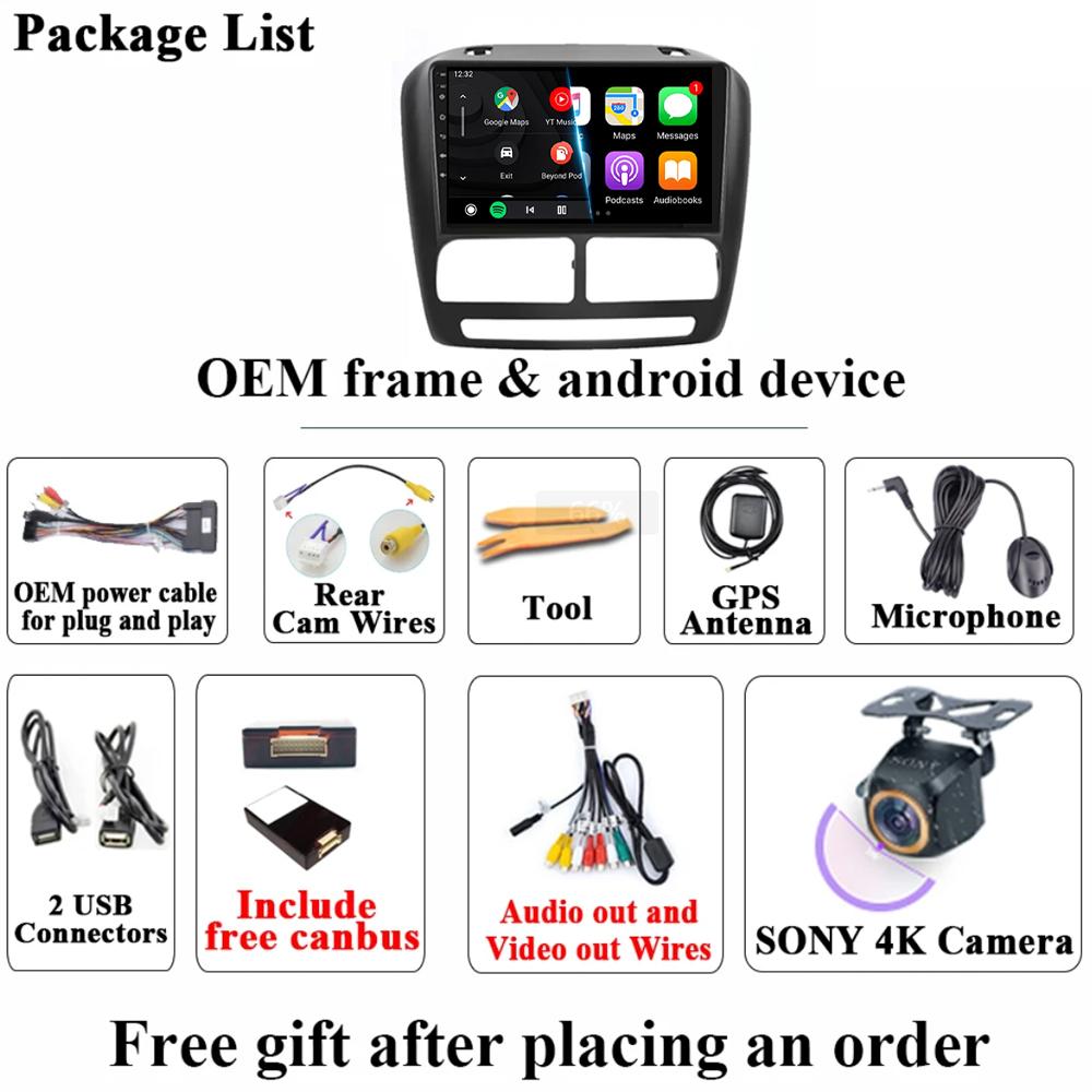 Автомагнитола Android 14 для Fiat Doblo 2010 - 2015 Мультимедийный видеоплеер Навигация Стерео GPS BT Carplay Android Auto 5G WIFI