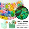 Luminous Mini Ducks Moss Microlandscape Miniature Duck Figurines Fairy Garden Accessories Home Decor Glow In The Dark 100PCS
