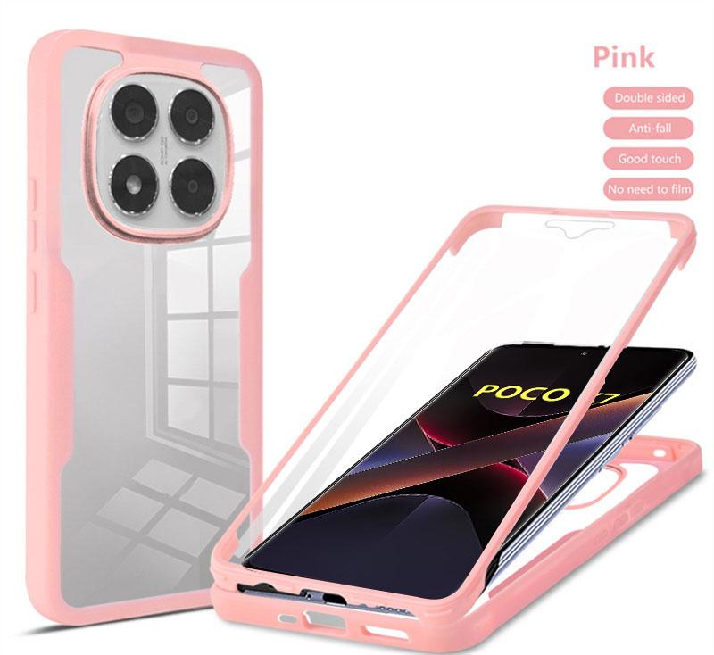 360 Full Phone Case For POCO X7 X6 M6 X5 X4 X3 Pro 5G Screen Protector Cases For POCO F7 Ultra F6 F5 M4 M3 Pro X3 NFC C65 Cover