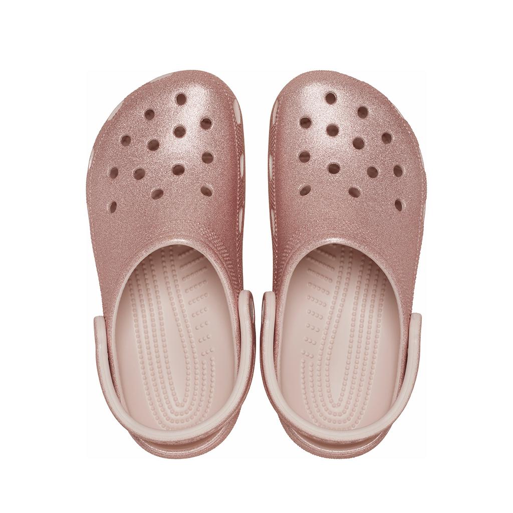 Crocs Классические блестящие клоги Женская обувь Кварцево-розовый 205942-6WV
