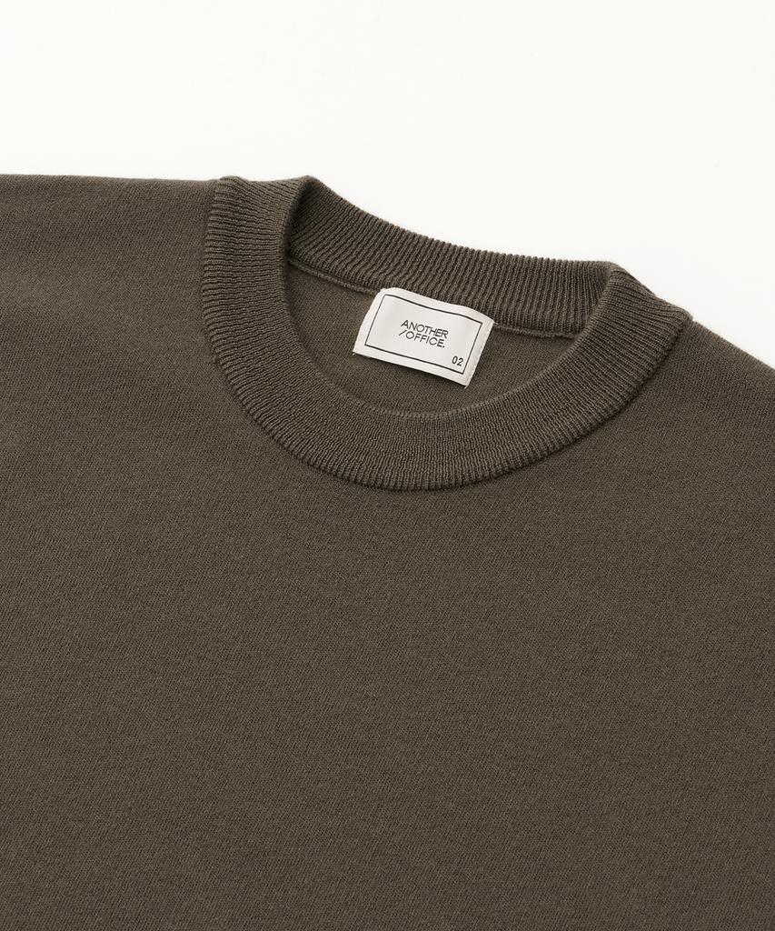 ANOTHER OFFICE Doubleface Sponge Pullover (Clove)