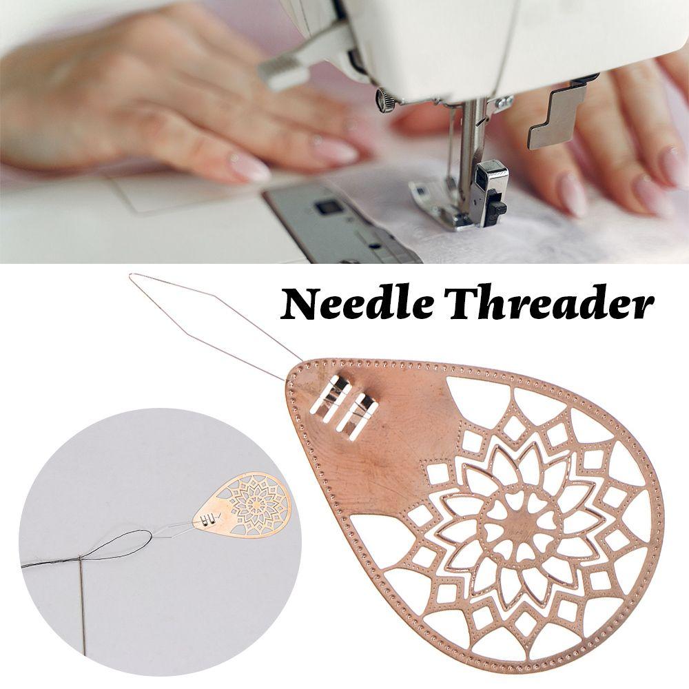Needlework Wire Loop Sewing Tools Needle Threader Sewing Threaders Sewing Needles Simple Threader