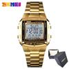 SKMEI 1381 Outdoor Relogio Masculino Sports Watch Men Digital Alarm Clock Countdown Watch Large Dial Glass Mirror Clock Fashion 4