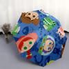 Toy Story characters,Space theme Automatic Opening and Closing Umbrella - 8-rib Folding Design, Lightweight and Portable, Suitable for Daily