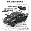 Großes 1/24 Toyota Tundra SUV Modellauto Diecast Miniatur Metallauto Geländewagen Sammlung Sound Licht Kinderspielzeug für Kinder