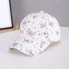 New butterfly print foreign style baseball cap children's lace breathable fashion casual versatile sunshade diamond cap