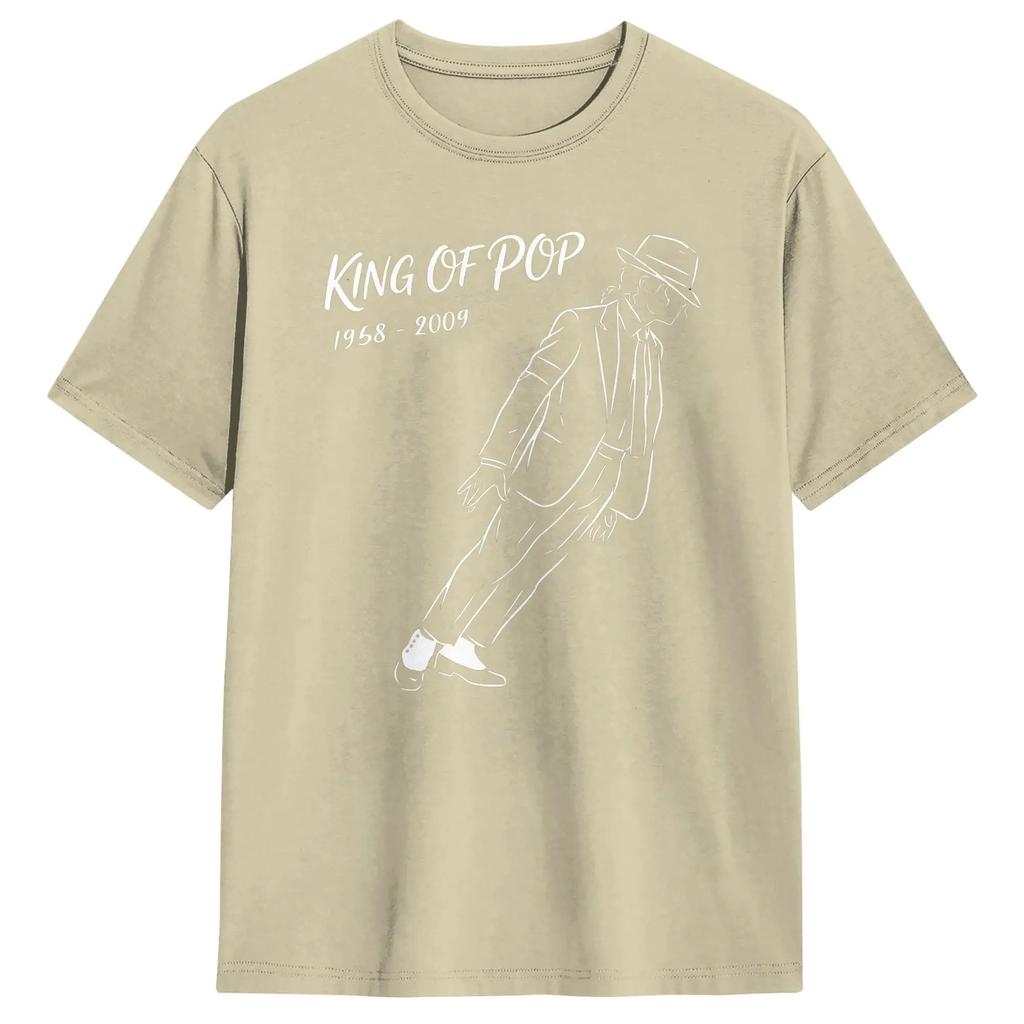 Unisexs Tshirts Michael Jackson Dancer Awesome Pure Cotton Tee Shirt Short Sleeve T Shirts Round Neck Clothing Printed