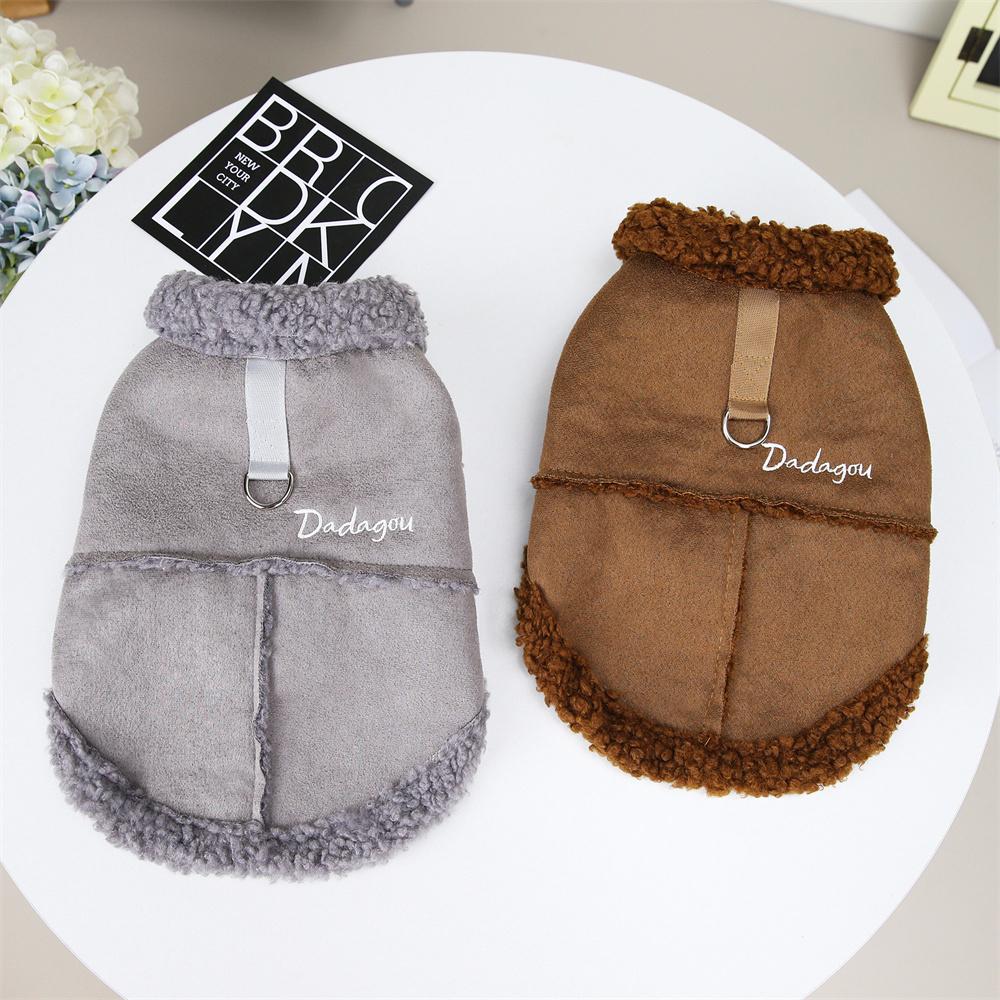 Autumn Winter Pet Dogs Clothes Fleece Warm Dogs Sweater French Bulldog Coat Puppy For Small Dogs Clothing Chihuahua Costumes Pug