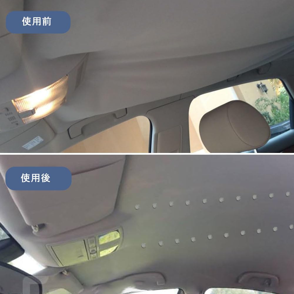 Комплект для ремонта потолка автомобиля 60 шт. Заклепки для ремонта потолка автомобиля Пуговицы-фиксаторы для ремонта обивки потолка